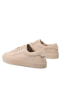 Calvin Klein Sneakersy Low Top Lace Up Sue HM0HM00989 Beżowy. Kolor: beżowy. Materiał: zamsz, skóra #5