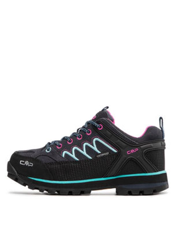 CMP Trekkingi Moon Low Wmn Trekking Shoe Wp 31Q4786 Czarny. Kolor: czarny. Materiał: zamsz, skóra