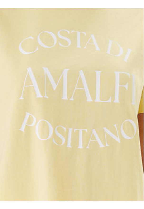 Vero Moda T-Shirt Sonna 10327143 Żółty Regular Fit. Kolor: żółty. Materiał: bawełna