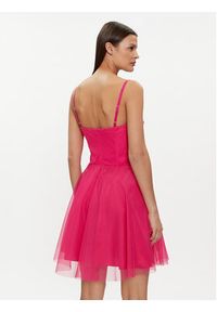 Rinascimento Sukienka koktajlowa CFC0117833003 Różowy A-Line Fit. Kolor: różowy. Materiał: syntetyk. Styl: wizytowy #3