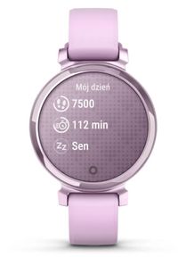 GARMIN - Smartwatch Garmin Lily 2 liliowy. Rodzaj zegarka: smartwatch. Kolor: liliowy. Materiał: nylon, skóra. Styl: elegancki #7