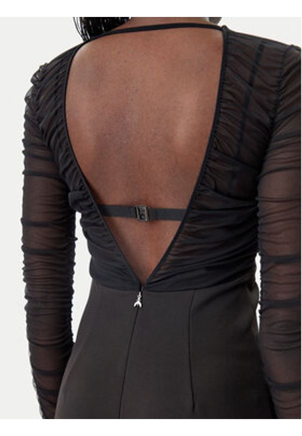 Patrizia Pepe Sukienka koktajlowa 8A1463/A375-K103 Czarny Regular Fit. Kolor: czarny. Materiał: syntetyk. Styl: wizytowy