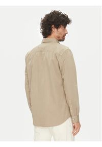 Calvin Klein Koszula K10K114200 Beżowy Comfort Fit. Kolor: beżowy. Materiał: bawełna #3