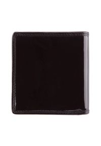 Wittchen - Damski portfel ze skóry lakierowany mały czarny. Kolor: czarny. Materiał: skóra, lakier #3