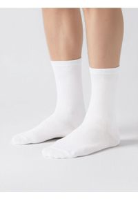 Sinsay - Skarpetki basic 5 pack - biały. Kolor: biały