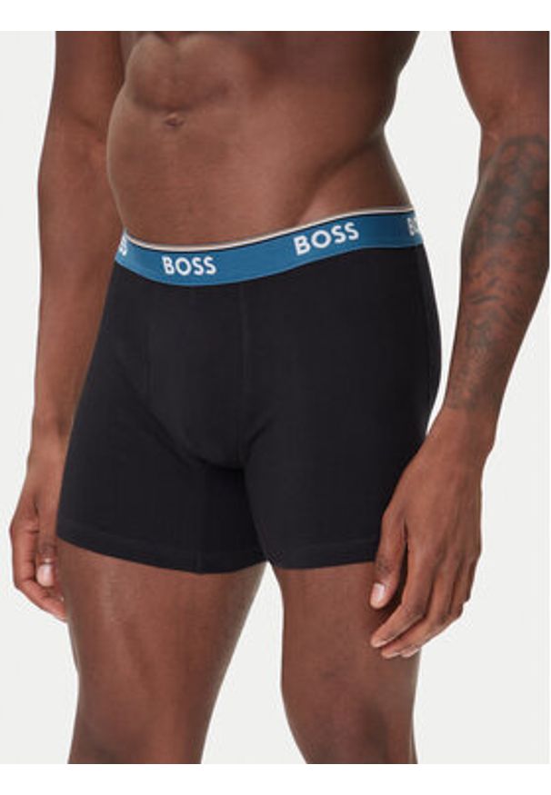 BOSS Komplet bokserek 50531685 Niebieski. Kolor: niebieski. Materiał: bawełna