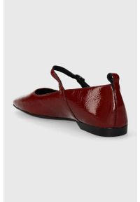 Vagabond Shoemakers baleriny skórzane DELIA kolor czerwony 5307.460.42. Zapięcie: klamry. Kolor: czerwony. Materiał: skóra #4