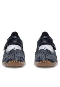 Rieker Półbuty 41399-14 Granatowy. Kolor: niebieski. Materiał: skóra #5