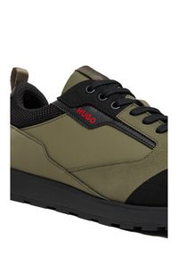 Hugo - HUGO Sneakersy Icelin 50552643 Khaki. Kolor: brązowy. Materiał: materiał