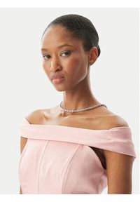 Rinascimento Sukienka wieczorowa CFC0122687003 Różowy Regular Fit. Kolor: różowy. Materiał: syntetyk. Styl: wizytowy #4