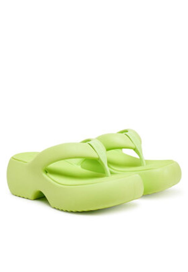 melissa - Melissa Japonki Melissa Free Fuzzy Platform Ad M 35875 Żółty. Kolor: żółty. Obcas: na platformie