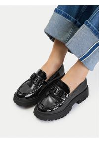 DeeZee Loafersy WS5875-32 Czarny. Kolor: czarny. Materiał: skóra #1