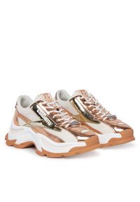 Steve Madden Sneakersy Zoomz SM11002327 Złoty. Kolor: złoty. Materiał: materiał