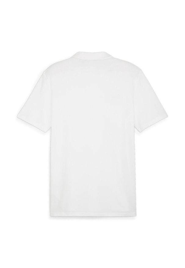 Polo Puma. Typ kołnierza: polo. Kolor: wielokolorowy, biały, czarny. Materiał: bawełna. Sport: piłka nożna