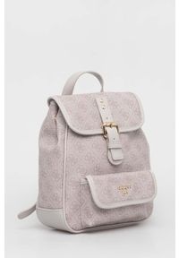 Guess plecak Girl kolor beżowy mały wzorzysty. Kolor: beżowy #3
