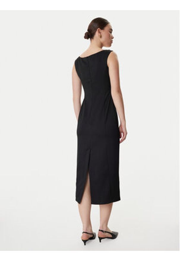 Marella Sukienka koktajlowa Perle 2613221063 Czarny Slim Fit. Kolor: czarny. Materiał: syntetyk. Styl: wizytowy