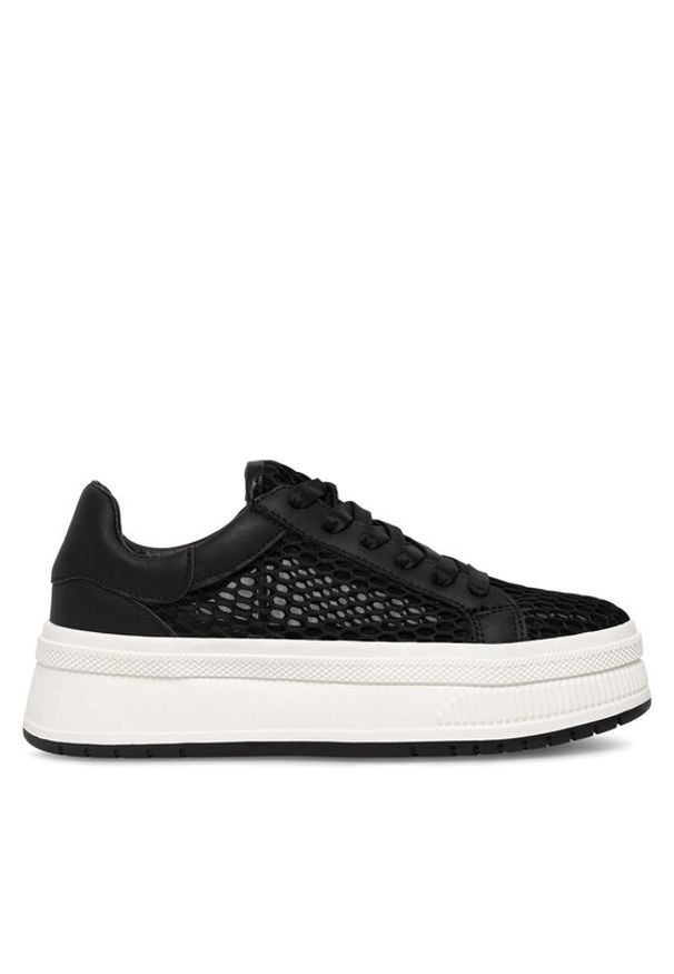 DeeZee Sneakersy WS1004-04 Czarny. Kolor: czarny. Materiał: materiał