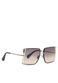 Max Mara Okulary przeciwsłoneczne MM0120 05A Czarny. Kolor: czarny