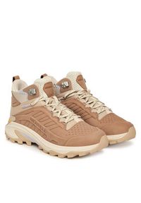 Merrell Trekkingi Moab Speed 2 Mid Waterproof J038836 Beżowy. Kolor: beżowy. Materiał: skóra, zamsz #6