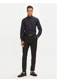 Michael Kors Koszula MK0DS01294 Granatowy Slim Fit. Kolor: niebieski. Materiał: bawełna #3