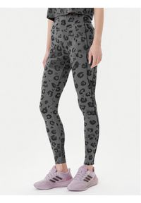 Adidas - adidas Legginsy Optime Essentials JN2650 Szary Slim Fit. Kolor: szary. Materiał: syntetyk
