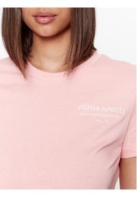 Puma T-Shirt Puma Team Graphic 621437 Różowy Regular Fit. Kolor: różowy. Materiał: bawełna #3