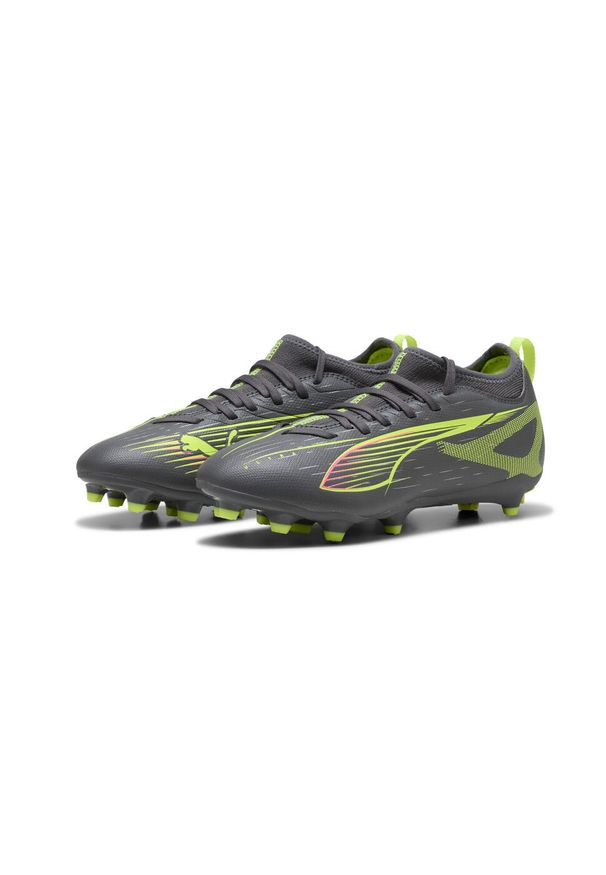 Puma - Młodzieżowe buty piłkarskie ULTRA 5 MATCH FG/AG PUMA. Kolor: żółty, wielokolorowy, niebieski, szary. Sport: piłka nożna