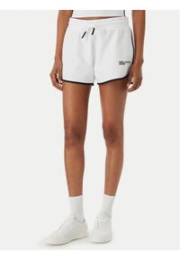 Karl Lagerfeld Jeans Szorty sportowe B2W10125 Biały Regular Fit. Kolor: biały. Materiał: bawełna #1
