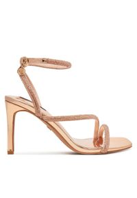 Nine West Sandały WFA2675-1 Złoty. Kolor: złoty. Materiał: materiał #1