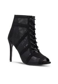 Jenny Fairy Botki TINA H8372-1 Czarny. Kolor: czarny. Materiał: materiał #8