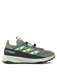 Adidas - Trekkingi adidas. Kolor: zielony. Model: Adidas Terrex. Sport: turystyka piesza