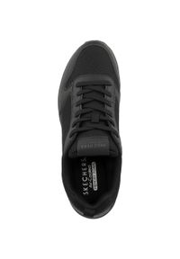skechers - Buty do chodzenia męskie Skechers Uno Fastime. Zapięcie: sznurówki. Kolor: czarny. Materiał: materiał, syntetyk. Szerokość cholewki: normalna. Sport: turystyka piesza