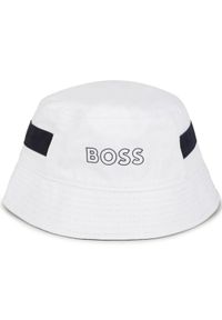 BOSS - Boss Kapelusz J21278 Biały. Kolor: biały. Materiał: bawełna, materiał