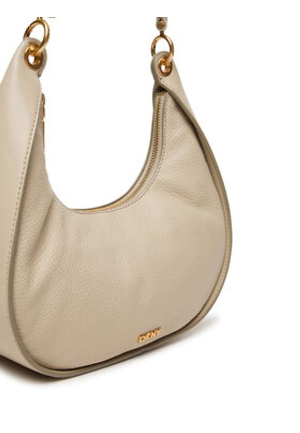 DKNY Torebka R44CEI49 Beżowy. Kolor: beżowy. Materiał: skórzane