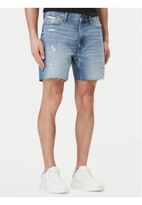 Calvin Klein Jeans Szorty jeansowe LV04RF790G Niebieski Slim Fit. Kolor: niebieski. Materiał: bawełna #1