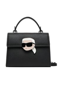 Karl Lagerfeld - KARL LAGERFELD Torebka A3W30325 Czarny. Kolor: czarny. Materiał: skórzane