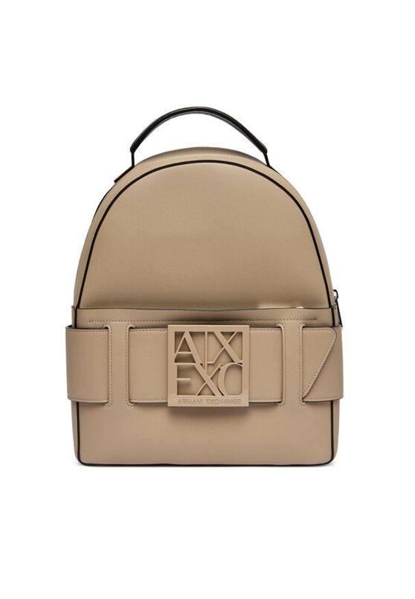 Armani Exchange Plecak XW001204 AF13672 U6223 Beżowy. Kolor: beżowy. Materiał: skóra