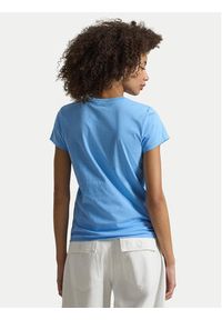 Polo Ralph Lauren T-Shirt 211B14605005 Błękitny Classic Fit. Typ kołnierza: polo. Kolor: niebieski. Materiał: bawełna #4