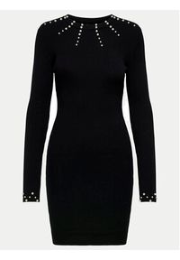 only - ONLY Sukienka dzianinowa Ida 15334548 Czarny Slim Fit. Kolor: czarny. Materiał: syntetyk #6