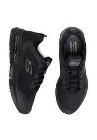 skechers - Skechers Sneakersy Pelland 52559/BBK Czarny. Kolor: czarny. Materiał: materiał #7