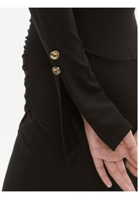 Pinko Sukienka koktajlowa Alpha 102367 A1DE Czarny Slim Fit. Kolor: czarny. Materiał: wiskoza. Styl: wizytowy #2