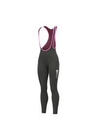 ALÉ CYCLING - Spodnie rowerowe damskie Alé Cycling Solid Essential Bib. Kolor: wielokolorowy, różowy, czarny