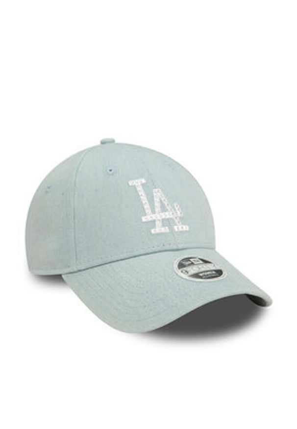 New Era Czapka z daszkiem Diamante Denim 9For 60565484 Niebieski. Kolor: niebieski. Materiał: materiał