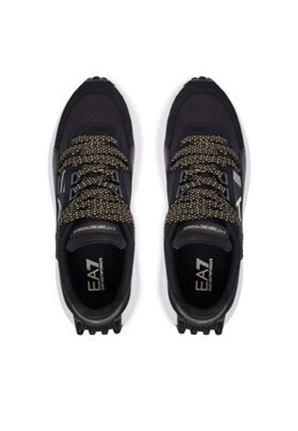 EA7 Emporio Armani Sneakersy 7X000355 AF18869 MC021 Czarny. Kolor: czarny. Materiał: materiał