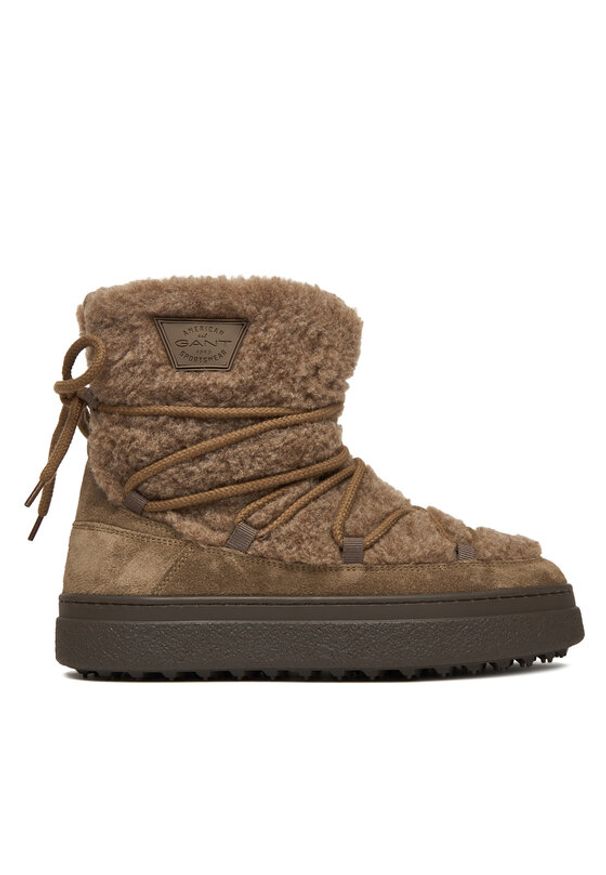 GANT - Gant Śniegowce 31541101 Brązowy. Kolor: brązowy. Materiał: wełna