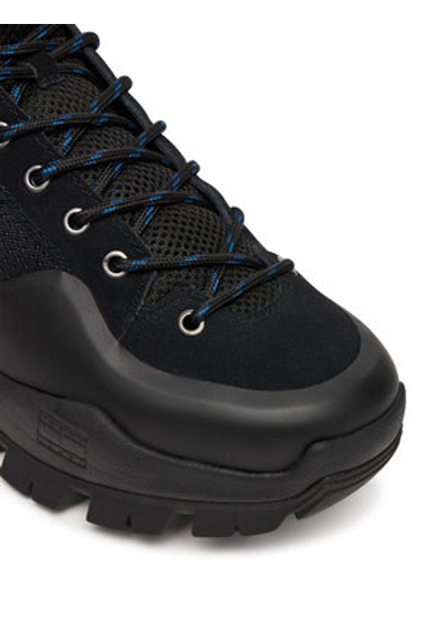 Tommy Jeans Trekkingi Tjm Hybrid Boot EM0EM01633 Czarny. Kolor: czarny. Materiał: zamsz, skóra. Sport: turystyka piesza