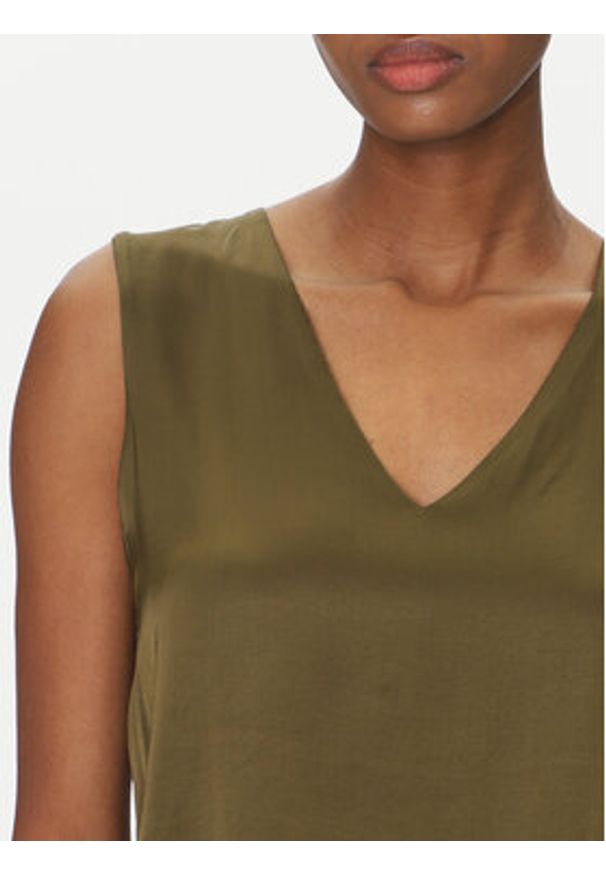 ViCOLO Bluzka TD0765 Zielony Regular Fit. Kolor: zielony. Materiał: syntetyk