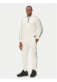 EA7 Emporio Armani Bluza 7M000971 AF10377 U1105 Beżowy Regular Fit. Kolor: beżowy. Materiał: bawełna