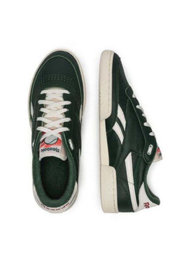 Reebok Sneakersy Club C 100201178 Zielony. Kolor: zielony. Materiał: skóra. Model: Reebok Club