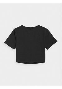 4f - 4F T-Shirt 4FSS23TTSHF345 Czarny Slim Fit. Kolor: czarny. Materiał: bawełna